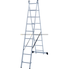 Лестница алюминиевая двухсекционная 2×9 Новая Высота NV1220 1220209