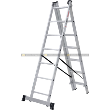 Лестница алюминиевая трехсекционная 3×7 Новая Высота NV1230 1230307