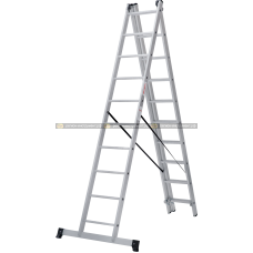 Лестница алюминиевая трехсекционная 3×10 Новая Высота NV1230 1230310