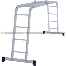 Лестница-трансформер алюминиевая 4×4 , ширина 340 мм NV1320 1320404
