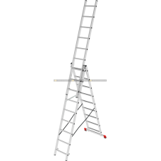 Лестница алюминиевая многофункциональная трехсекционная 3х9 Новая Высота NV2230 2230309