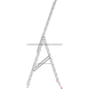 Лестница алюминиевая многофункциональная трехсекционная 3х10 Новая Высота NV2230 2230310
