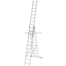 Лестница алюминиевая трехсекционная 3х11 Новая Высота NV2230 2230311