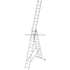 Лестница алюминиевая трехсекционная 3х12 Новая Высота NV2230 2230312