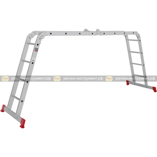 Лестница-трансформер алюминиевая 4×4, ширина 340 мм NV2320 артикул 2320404