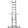 Лестница алюминиевая многофункциональная трехсекционная 3×10 Новая Высота NV3230 3230310
